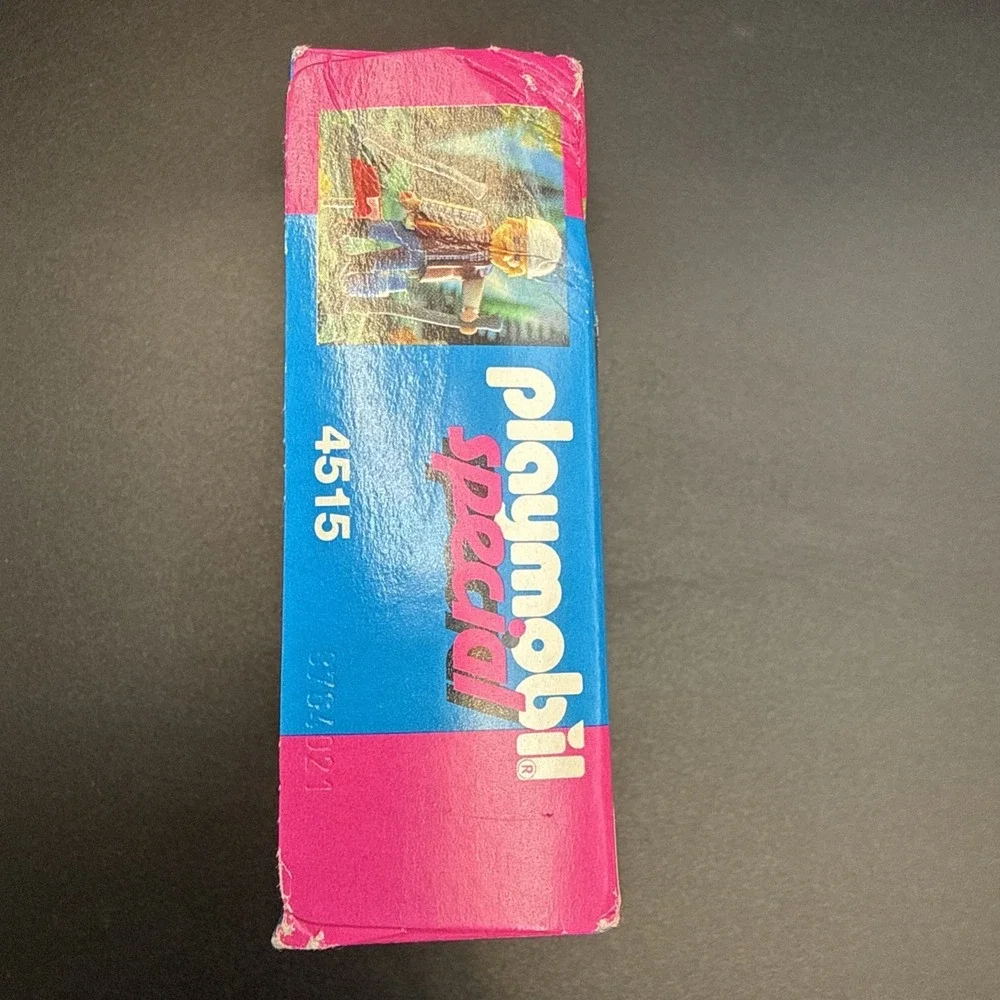 Vintage Playmobil 4515 Lumberjack‎ with Axe and Water Bottle